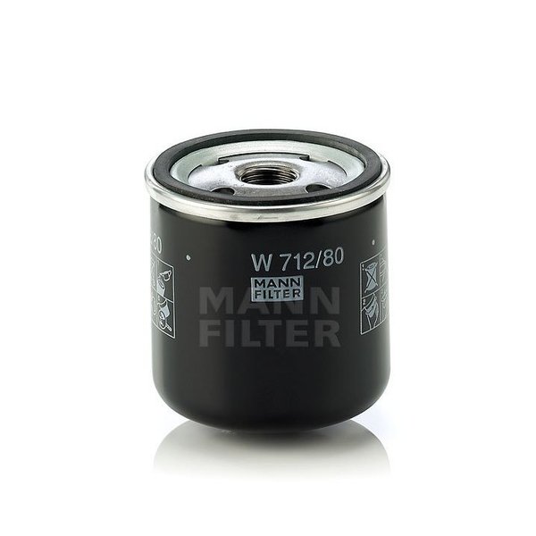 Mann Filter 99-09 Saab 9-5 3.0L/86-94 9000 2.3L Oil Filter, W712/80 W712/80